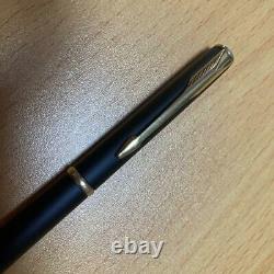 PARKER Ballpoint Pen Matte Black & Gold Trim no Box PM02335
