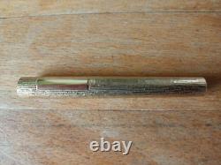 Parker 105 B/P Pen Rolled Gold Bark Pattern GT Clip Very Rare