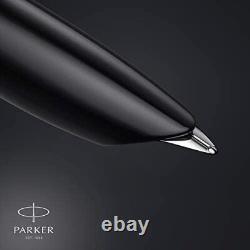 Parker 51 Fountain Pen Black Barrel With Chrome Trim Fine Nib With Black Ink Ca