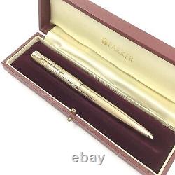 Parker 51 Presidential 9ct Solid Gold Ballpoint Pen, Boxed