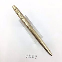 Parker 51 Presidential 9ct Solid Gold Ballpoint Pen, Boxed