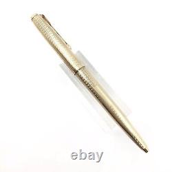 Parker 51 Presidential 9ct Solid Gold Ballpoint Pen, Boxed