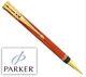 Parker Duofold Centannial Mkii Orange Ballpoint Pen