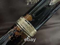 Parker Pen Roller Premier Luxury 75 IN Lacquer Marbled Trim Foiled Gold