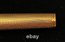 Parker Premier MkI Gold Plated Barleycorn grain d'orge rollerball pen + refill