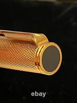 Parker Premier MkI Gold Plated Barleycorn grain d'orge rollerball pen + refill