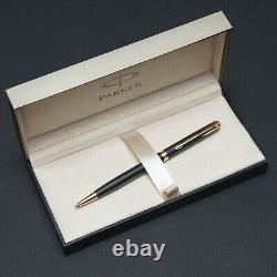 Parker Sonnet Ballpoint Pen Matte Black Gold IN Original Packaging 50808730