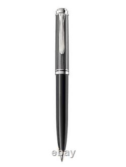 Pelikan Souverän K605 Stresemann Anthracite Stripes Ballpoint Pen, Black, 1 Each