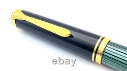 Pelikan Souveran R800 Rollerball Pen In Green Stripes Made In Germany