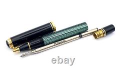 Pelikan Souveran R800 Rollerball Pen In Green Stripes Made In Germany