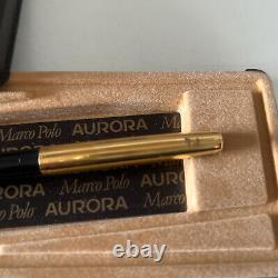 Pen Sphere Aurora Gold Plug Spline And Black Collectibles, Box Vintage