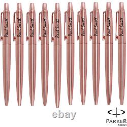 Personalised Engraved Parker Jotter Rose Gold Ball Point Pen Special Edition