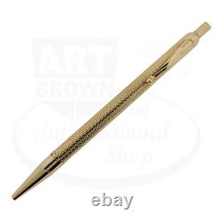 Preowned Tiffany & Co 14K Gold Barley Grain Ballpoint Pen