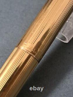 QUALITRON ST-57 Gold Plated Ballpoint Pen Digital Watch `70s EX Vintage