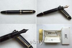 RARE 1987s GERMANY PreSerial Montblanc Meisterstuck 149 Gold Plated Fountain Pen