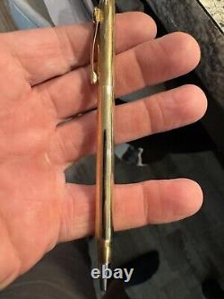 RARE Vintage 1980s Apple Computer Rainbow Logo 10k Gold Filled Cross Pen In Case