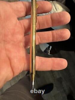 RARE Vintage 1980s Apple Computer Rainbow Logo 10k Gold Filled Cross Pen In Case