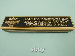 RARE Vintage c1990 Harley Davidson Special Edition Ballpoint Pen, GT, Box MINT