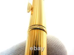 ROLEX Ballpoint Pen & Brown Leather Case by Parker Insignia Made In France Mint