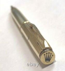 ROLEX Ballpoint Pen Novelty Not sold in store Gold / with box Used