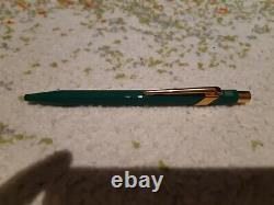 ROLEX Novelty Caran d'Ache Green/Gold Ballpoint Pen