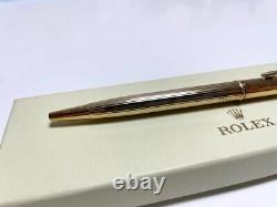 ROLEX Original Novelty Gold Twist Ballpoint Pen Watch Owner Limited