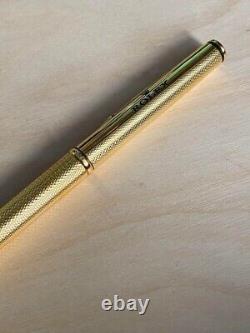 ROLEX Parker Novelty Metal Mallpoint pen with logo Gold Color Japan