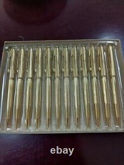 ROLEX Watch Genuine Novelty Ballpoint Pen Gold twist type Rare Vintage Authentic