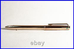 Rare 1974 Noblesse 4 COLOR MONTBLANC multi ball point pen in gold metal