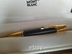 Rare Montblanc Boheme Doue Gold Plated Ballpoint Pen 021