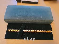 Rare rolled Gold Parker Torsade Roller Ball Pen