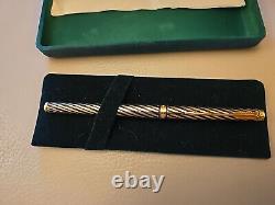 Rare rolled Gold Parker Torsade Roller Ball Pen