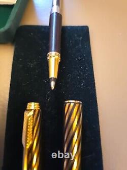 Rare rolled Gold Parker Torsade Roller Ball Pen