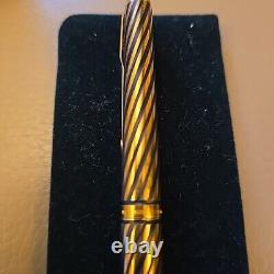 Rare rolled Gold Parker Torsade Roller Ball Pen