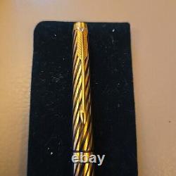 Rare rolled Gold Parker Torsade Roller Ball Pen