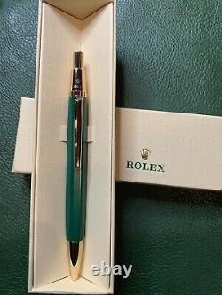 Rolex Ballpoint Pen NEW RARE Green Gold Collectible Pen Datejust Submariner