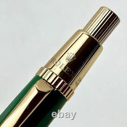 Rolex Emerald Executive Gold Hex Ballpoint Pen AD VIP Gift