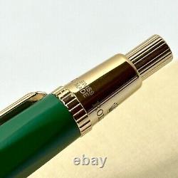 Rolex Emerald Executive Gold Hex Ballpoint Pen AD VIP Gift