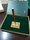 Rolex Ballpoint Vintage Pen W Office Stand Inkwell, New With Original Box