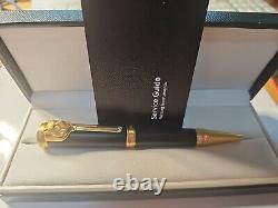 Rudyard Kipling rollerball Pen brown/gold boxed and user guide