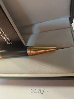 Rudyard Kipling rollerball Pen brown/gold boxed and user guide