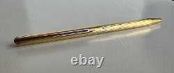 S. T. Dupont Classic De Paris Ballpoint 925 Silver Gold Plated Vermeil