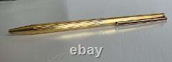 S. T. Dupont Classic De Paris Ballpoint 925 Silver Gold Plated Vermeil