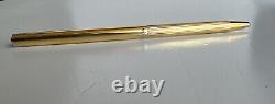 S. T. Dupont Classic De Paris Ballpoint 925 Silver Gold Plated Vermeil