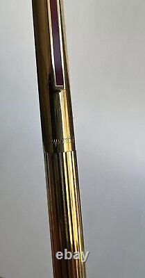 S. T. Dupont Classic De Paris Ballpoint 925 Silver Gold Plated Vermeil