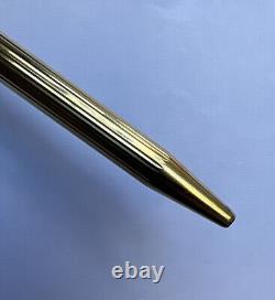 S. T. Dupont Classic De Paris Ballpoint 925 Silver Gold Plated Vermeil