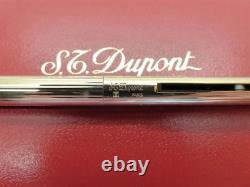 S. T. Dupont Classique Gold Plated Ballpoint Pen Box & Papers NOS Ref 45074