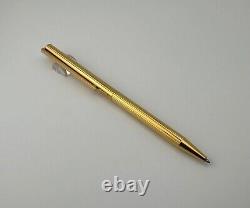 S. T. Dupont Classique Stylo Bille Gold Plated Ballpoint Pen