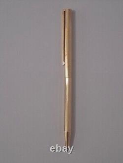 S. T. Dupont Classique Stylo Bille Gold Plated Ballpoint Pen