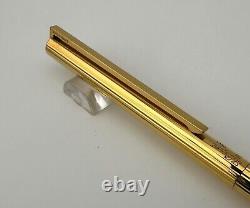 S. T. Dupont Classique Stylo Bille Gold Plated Ballpoint Pen